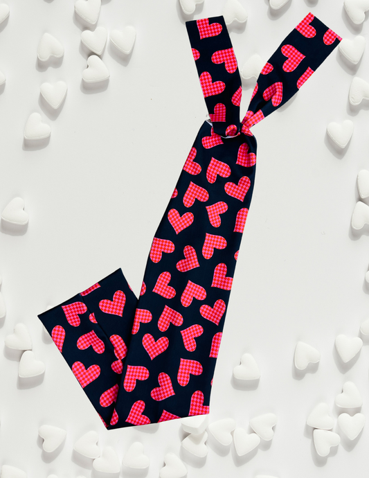 Black and Checkered Hearts