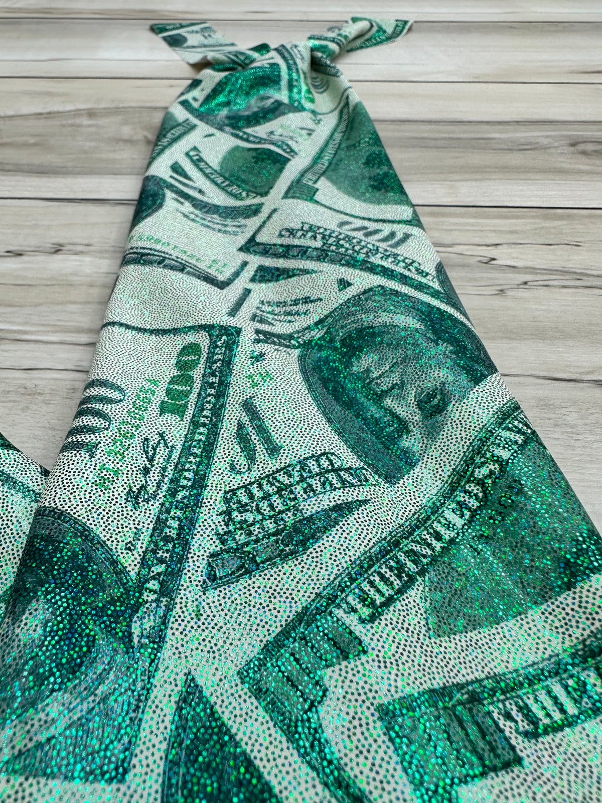 Green Glitter Money