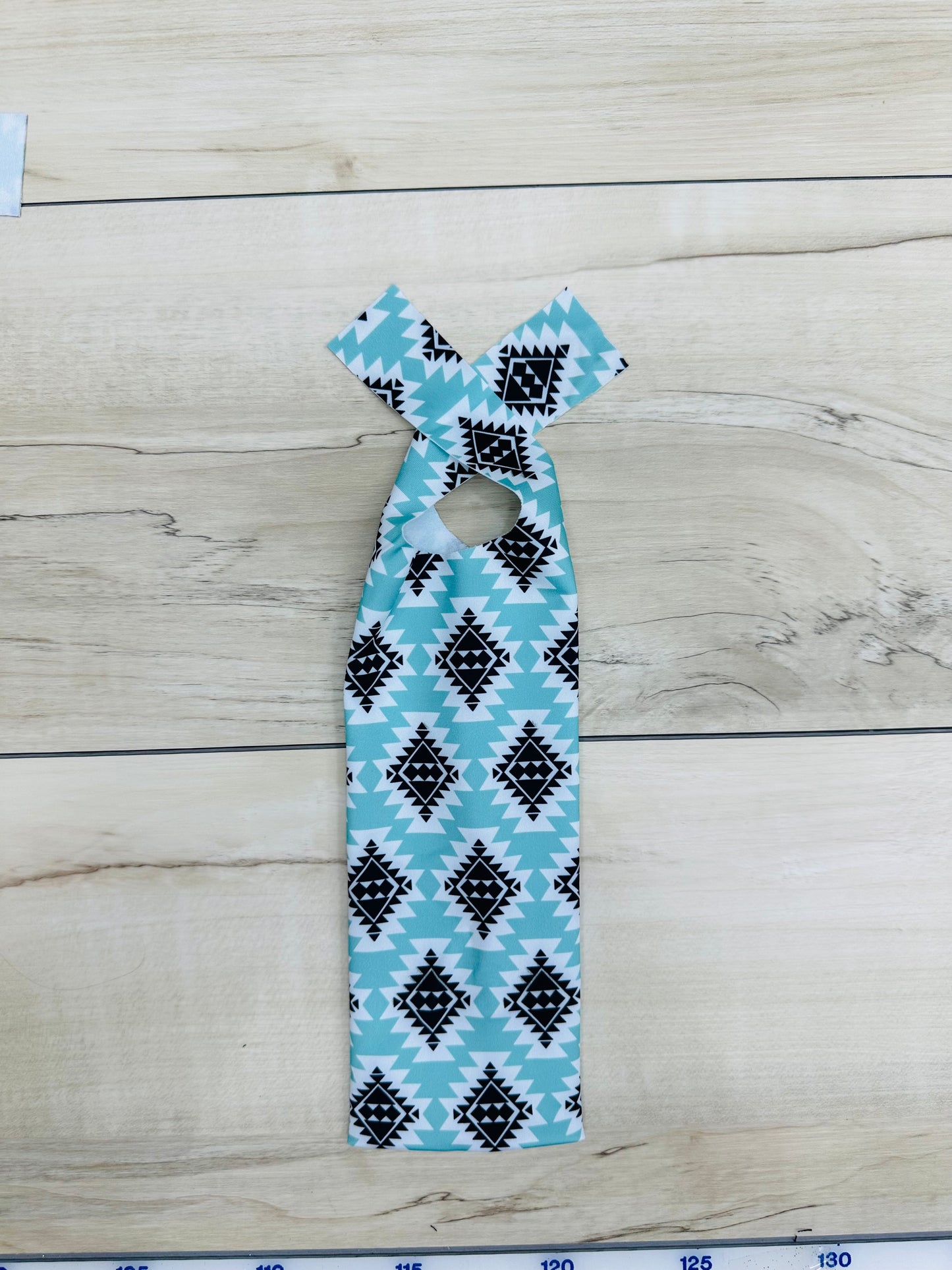 Aqua Aztec Mane Bags
