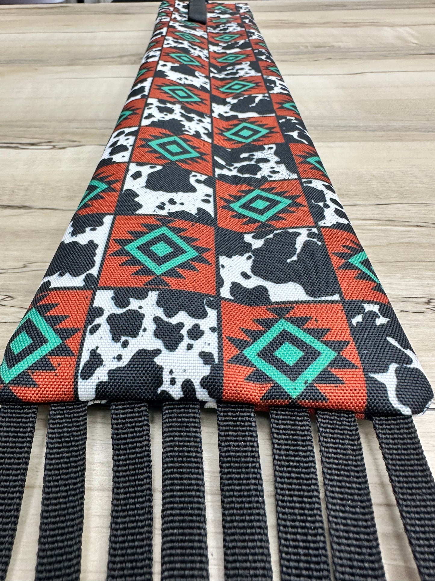 Western Aztec Checkers with Fringe
