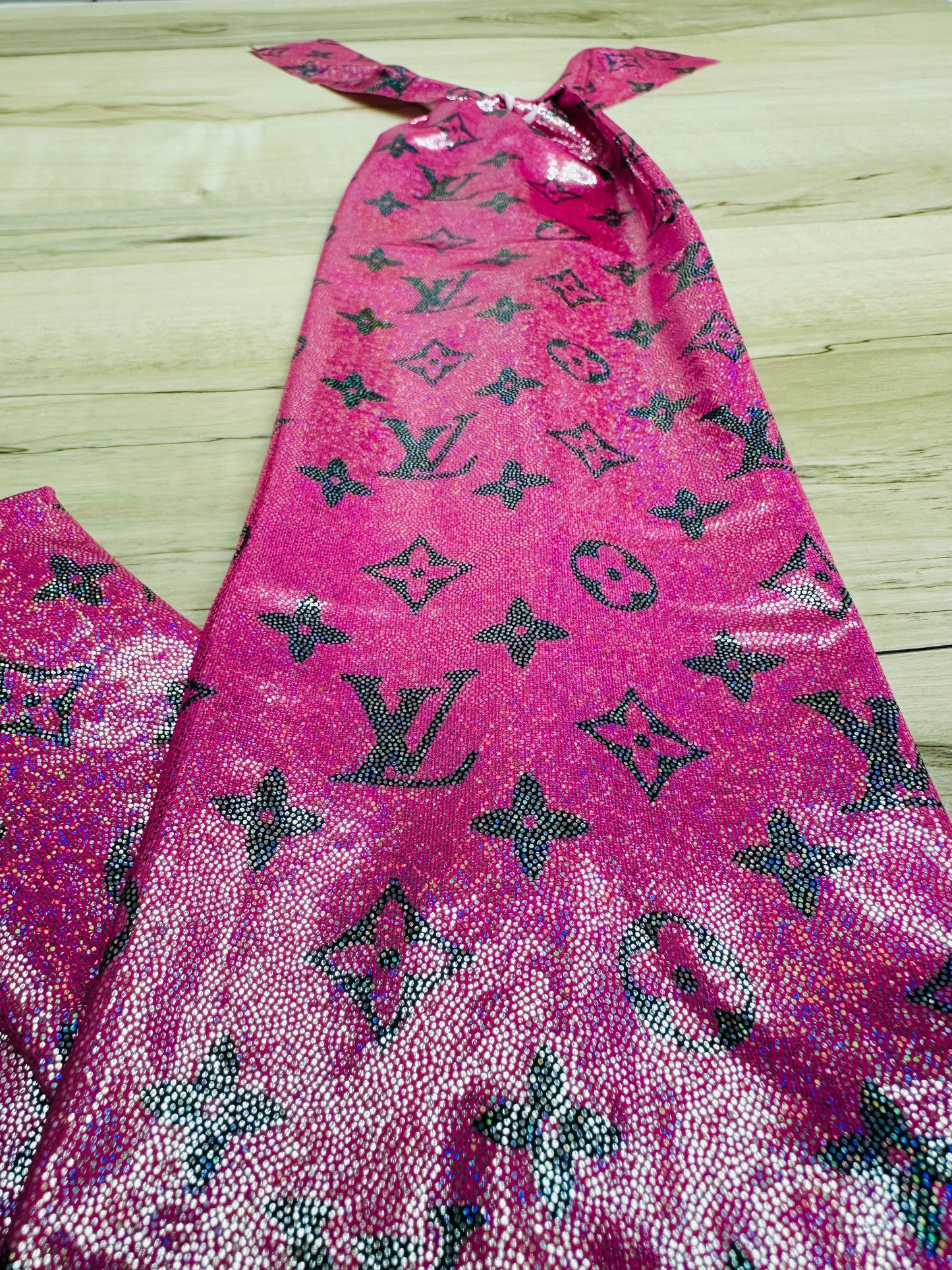 Boujee Glitter Hot Pink n Black