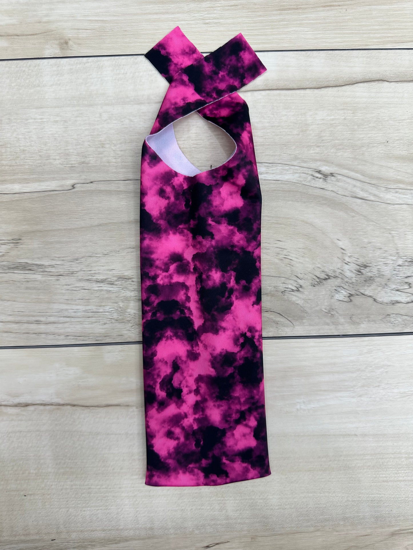 Pink n Black Tie Dye Mane Bags