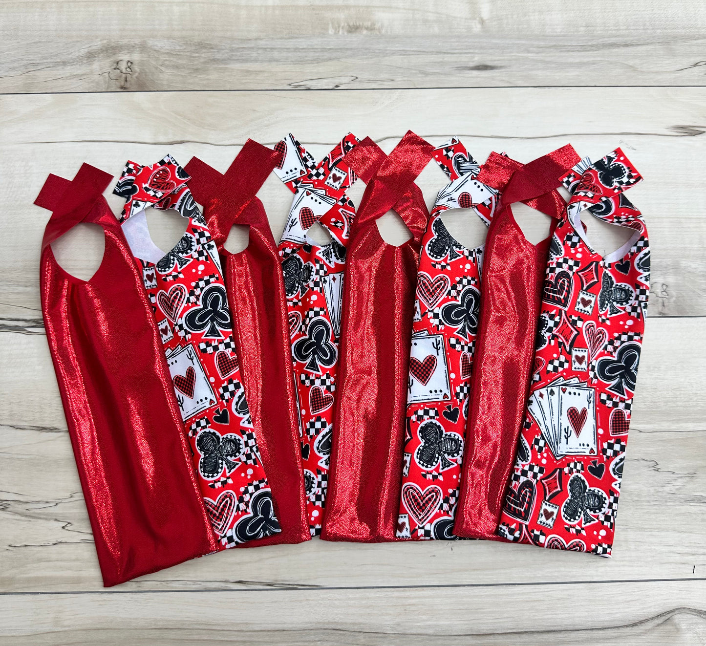 Arizona Poker & Red Glitter Mane Bags