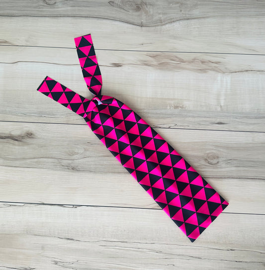 Mini Black/Pink Chevron