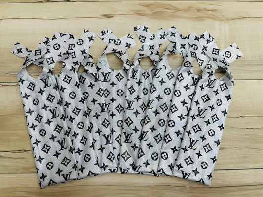 White n Black Glitter Boujee Mane Bags