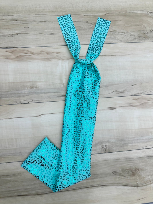 Aqua Holographic Cheetah