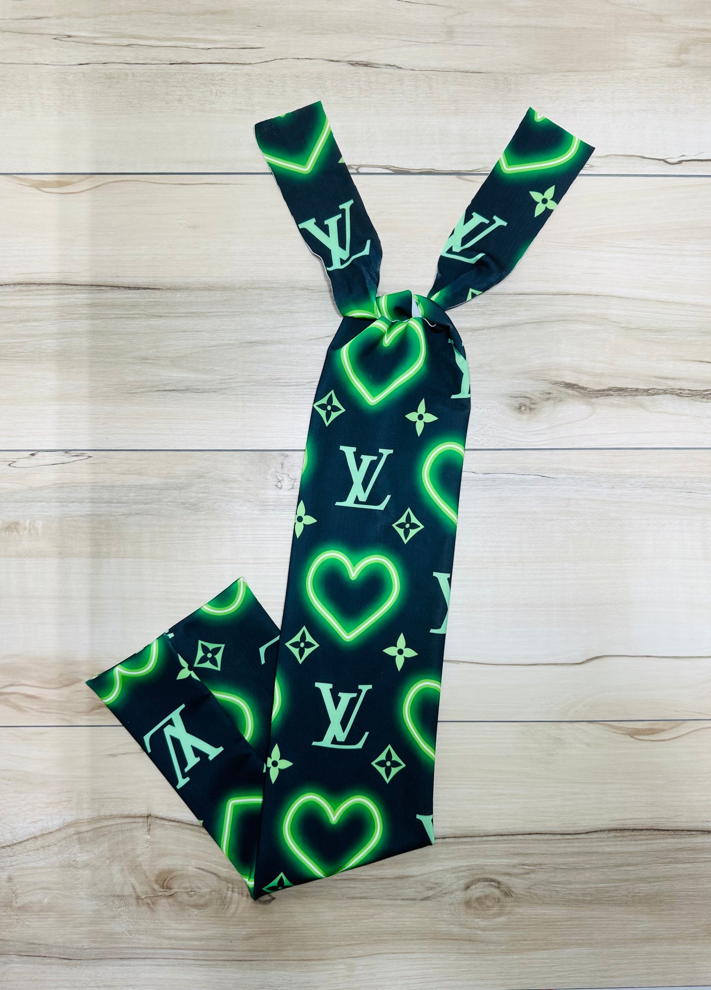 Lime Green Hearts LV