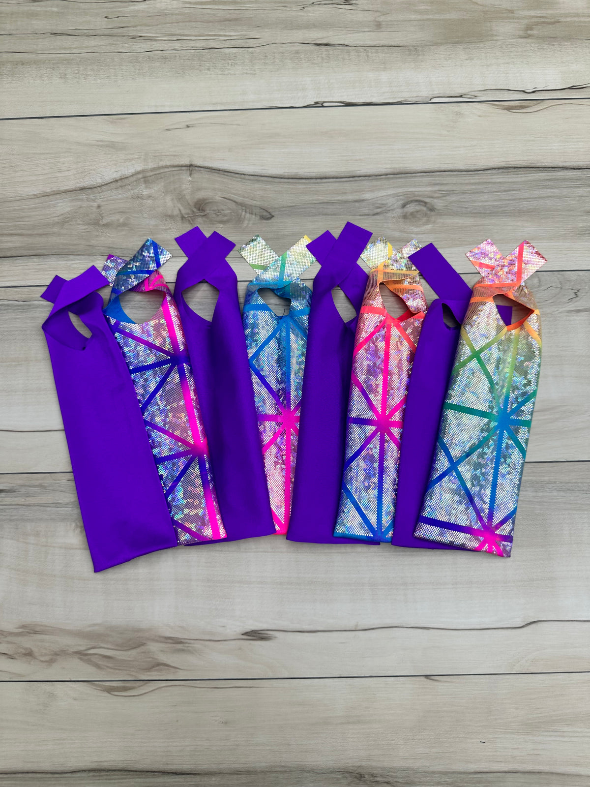 Shattered Glass Rainbow Mane Bags