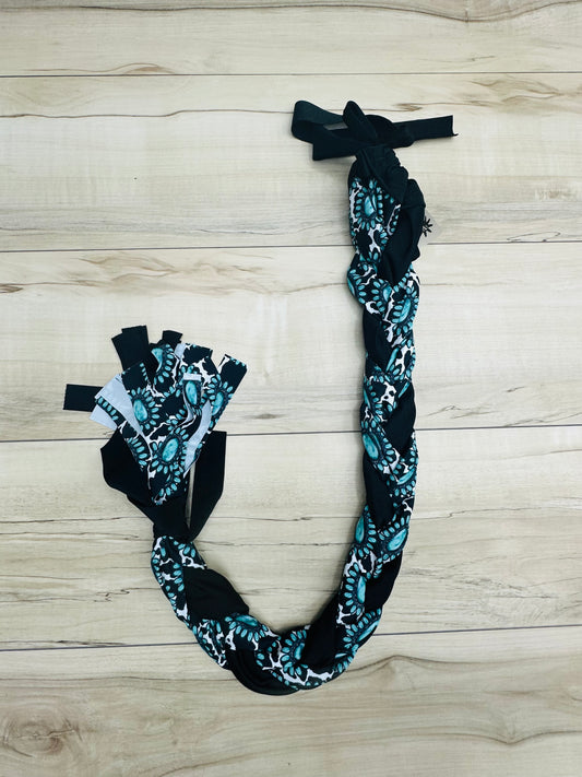 Turquoise Stones and Black