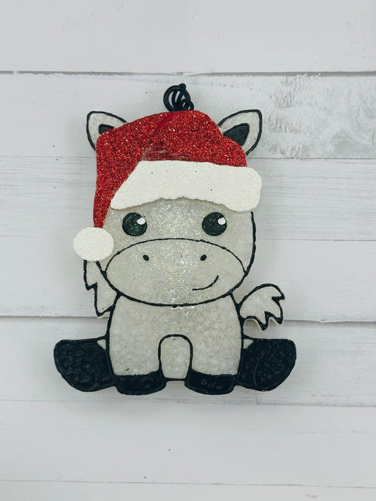 White Christmas Pony Freshie