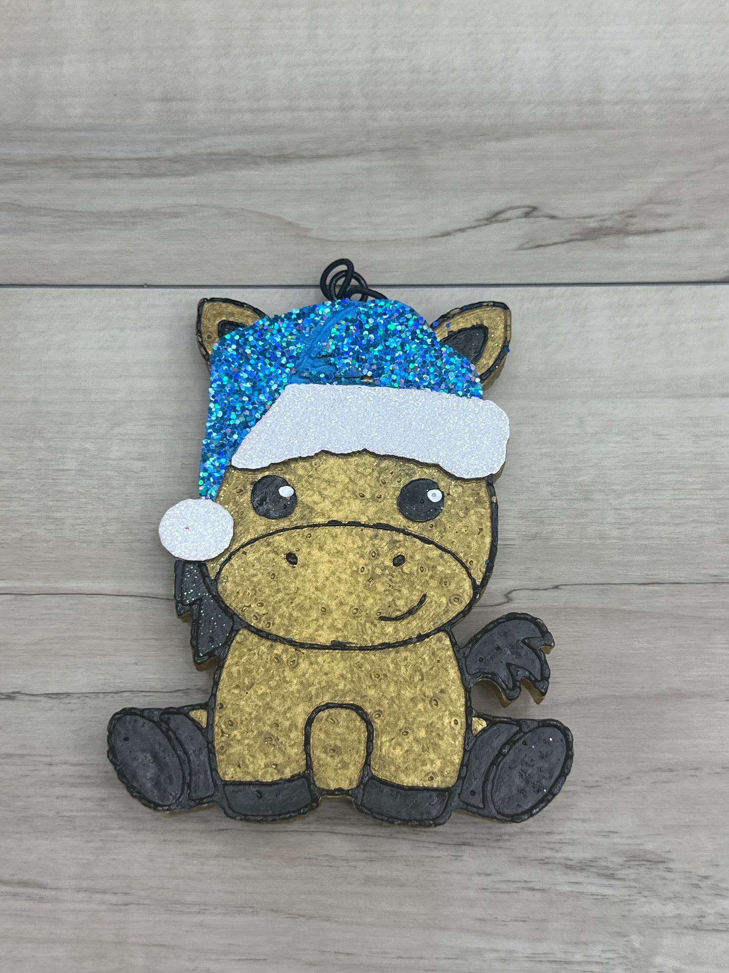 Buckskin Christmas Pony Freshie