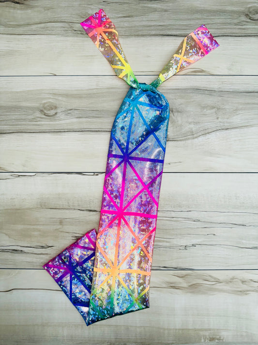 Glitter Rainbow Geometric