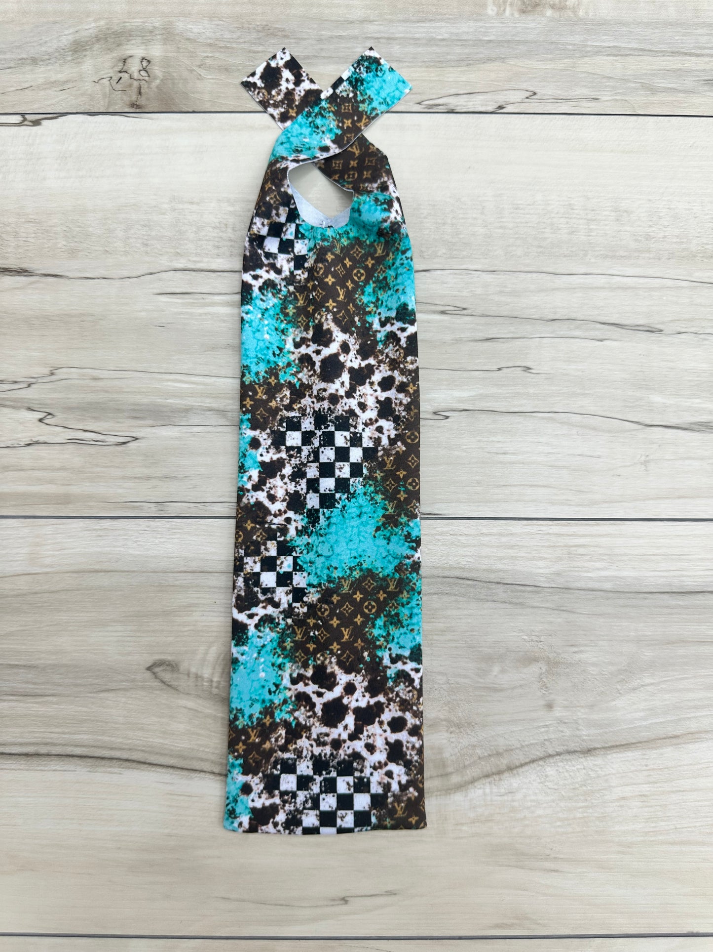 Boujee, Turquoise and Checkers