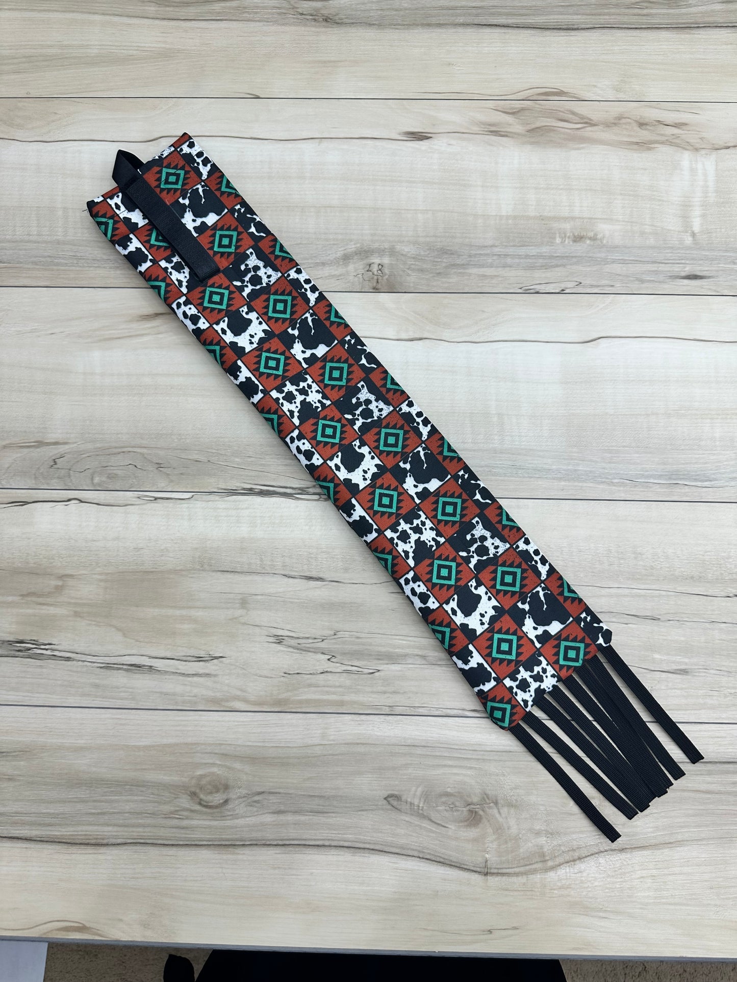 Western Aztec Checkers with Fringe