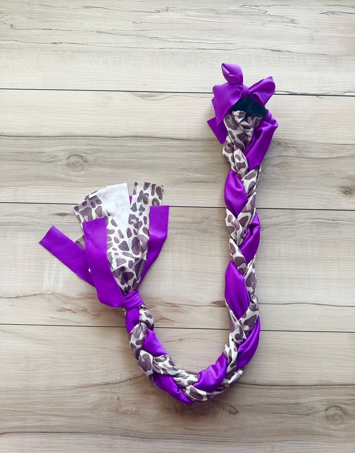 Glitter Leopard & Grape Purple