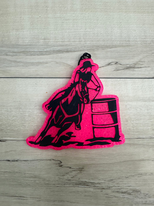 Hot Pink Barrel Racer