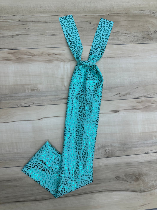 Aqua Holographic Cheetah