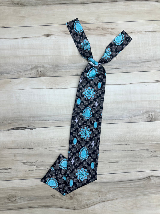 Boujee Checkers & Turquoise