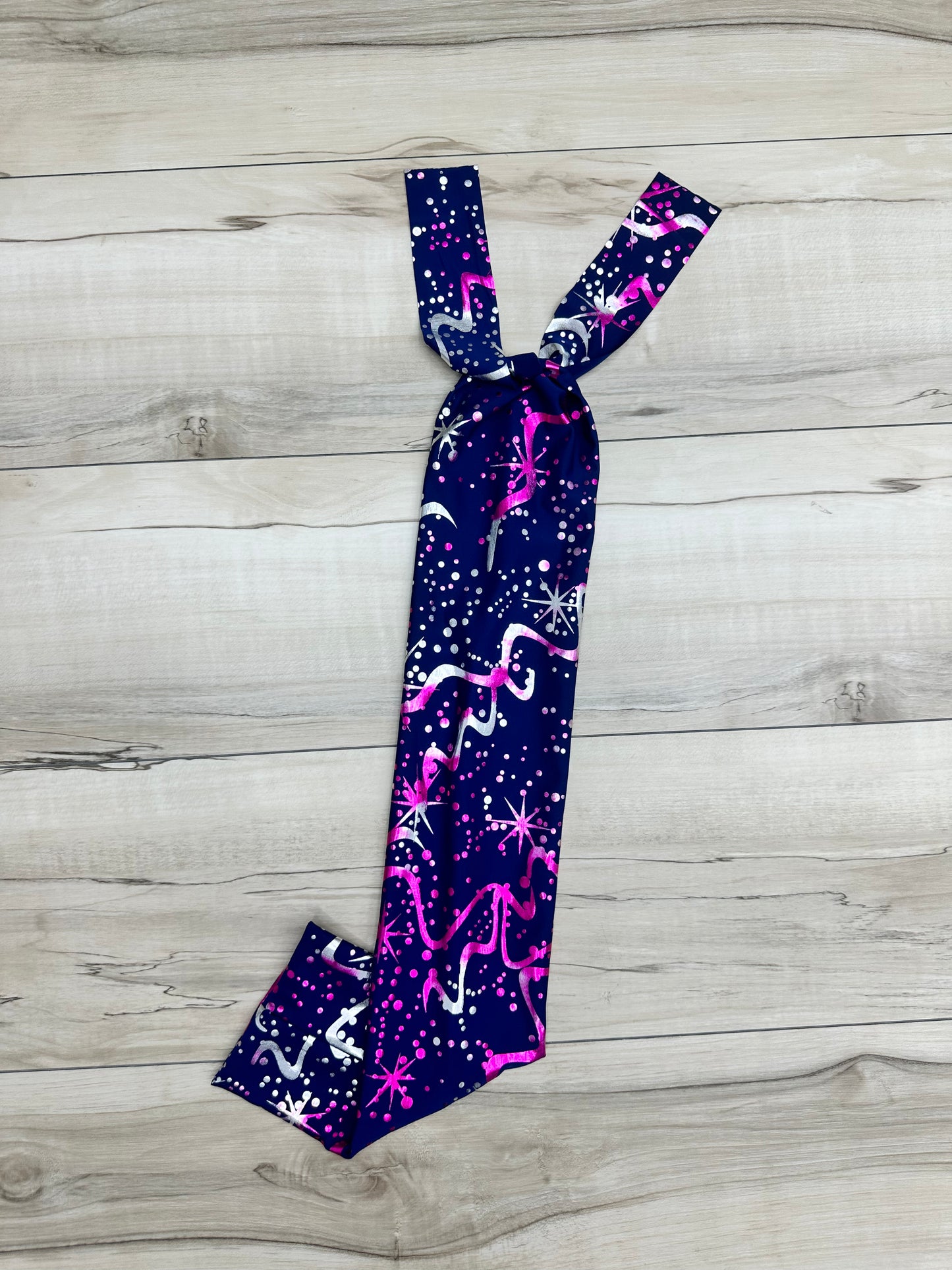 Navy, Pink & Silver Foil