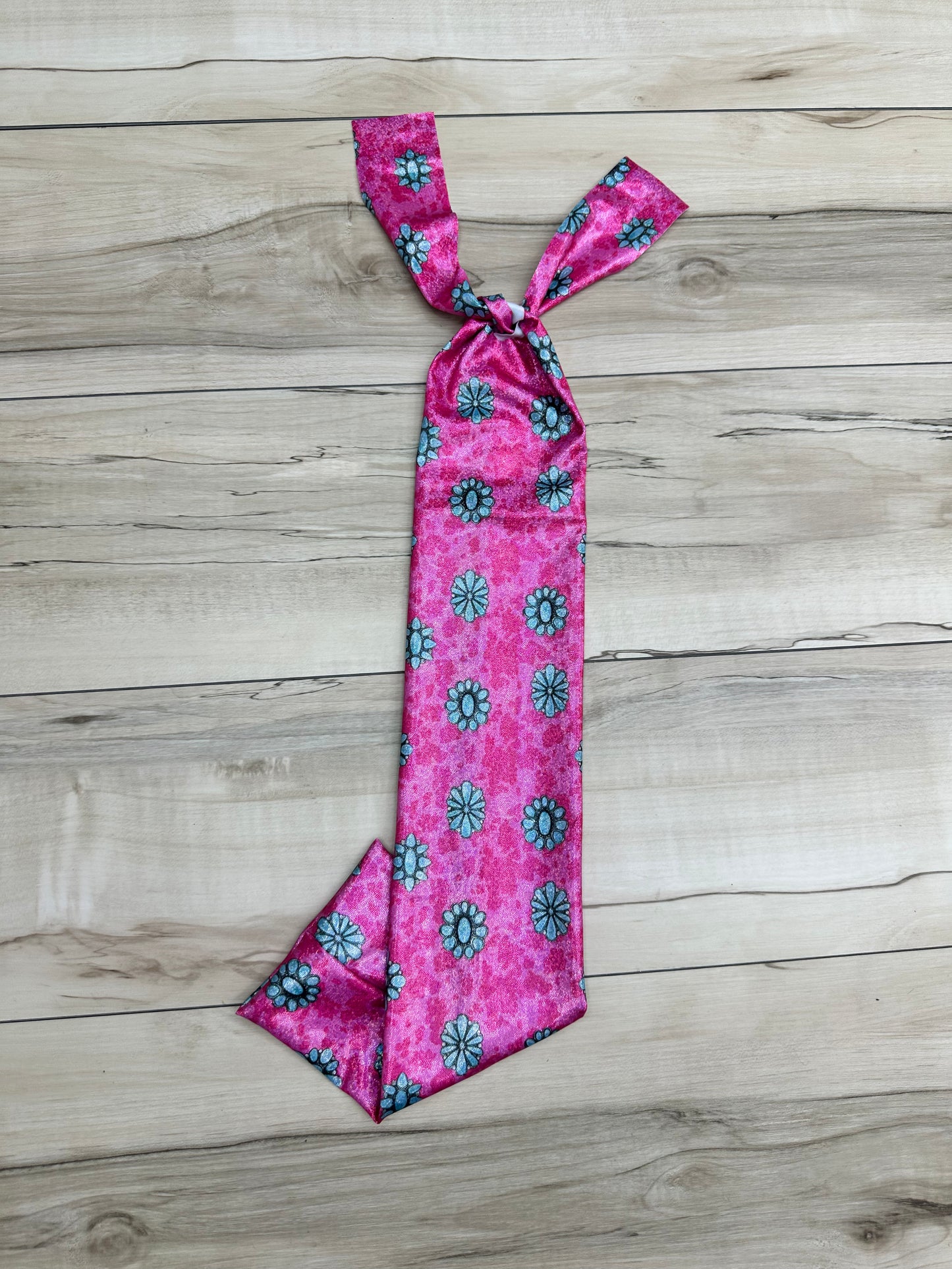 Pink Cow Print & Turquoise