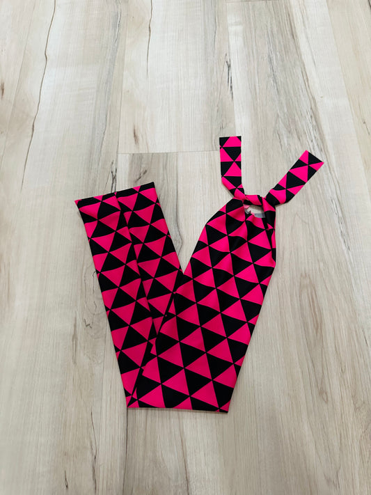 Black/Pink Chevron